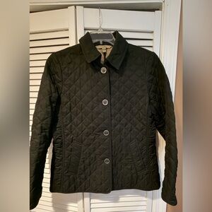 Burberry Dark Quilted Puffer Coat